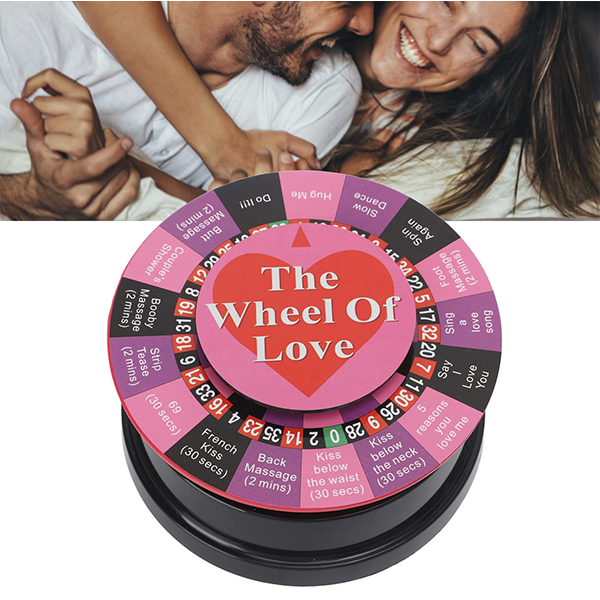 Juego de la Rueda del Amor Ruleta Aleatoria para Juegos de Parejas