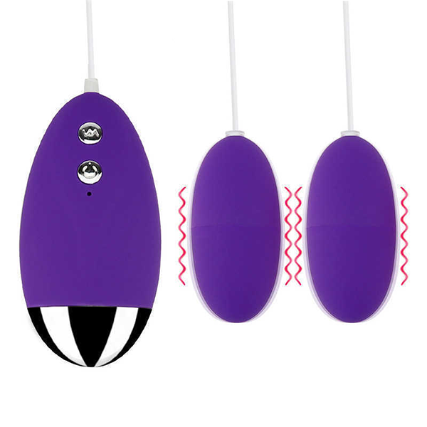 Vibrador De Dos Balas de Silicon