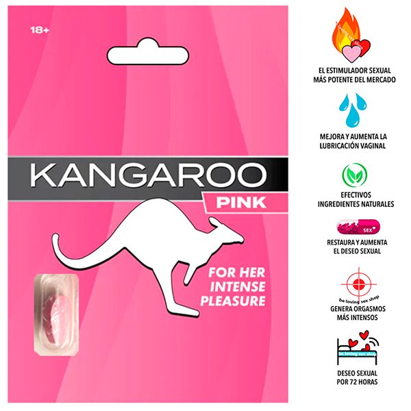 Pastilla Vigorizante Kangaroo For Her Pink