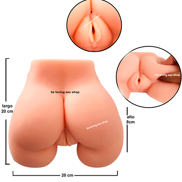 Masturbador Masculino Tipo Doll Texturizado Suave Mod 01