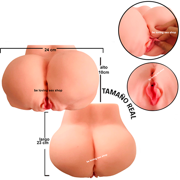 Masturbador Masculino Tipo Doll Texturizado Suave Mod 00