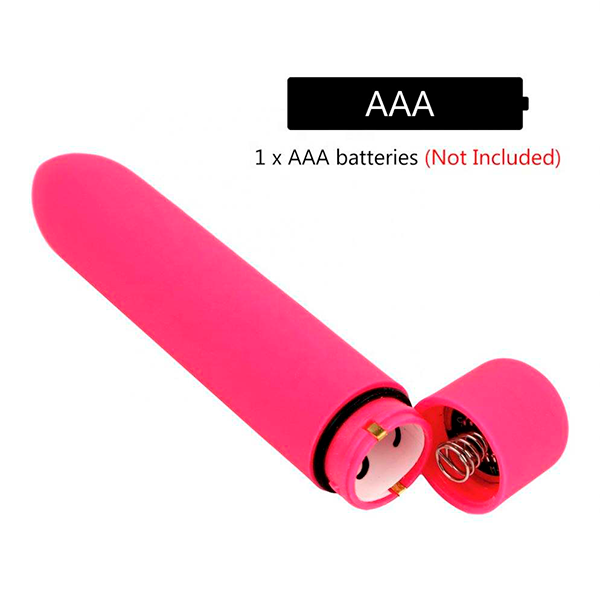Mini Bala Vibrador Silencioso Rosa