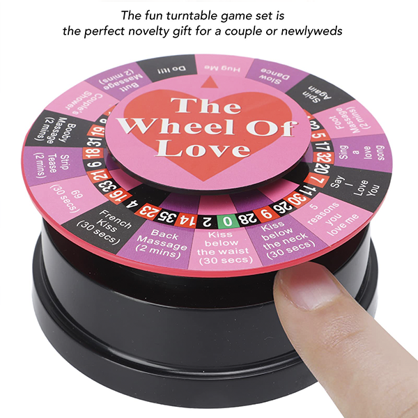 Juego de la Rueda del Amor Ruleta Aleatoria para Juegos de Parejas