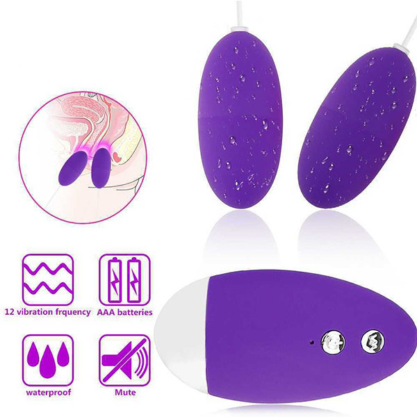 Vibrador De Dos Balas de Silicon