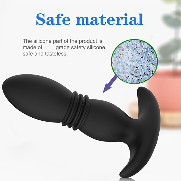 Plug Anal Con Vibracion y telescópico, plug prostatico