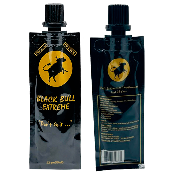 1 Sobre de Vigorizante Sexual Masculino Black Bull Honey Pack