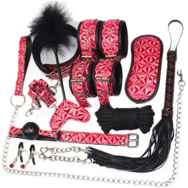 Bdsm 10 Piezas Juguete Sexual Masoquismo Correas Bondage