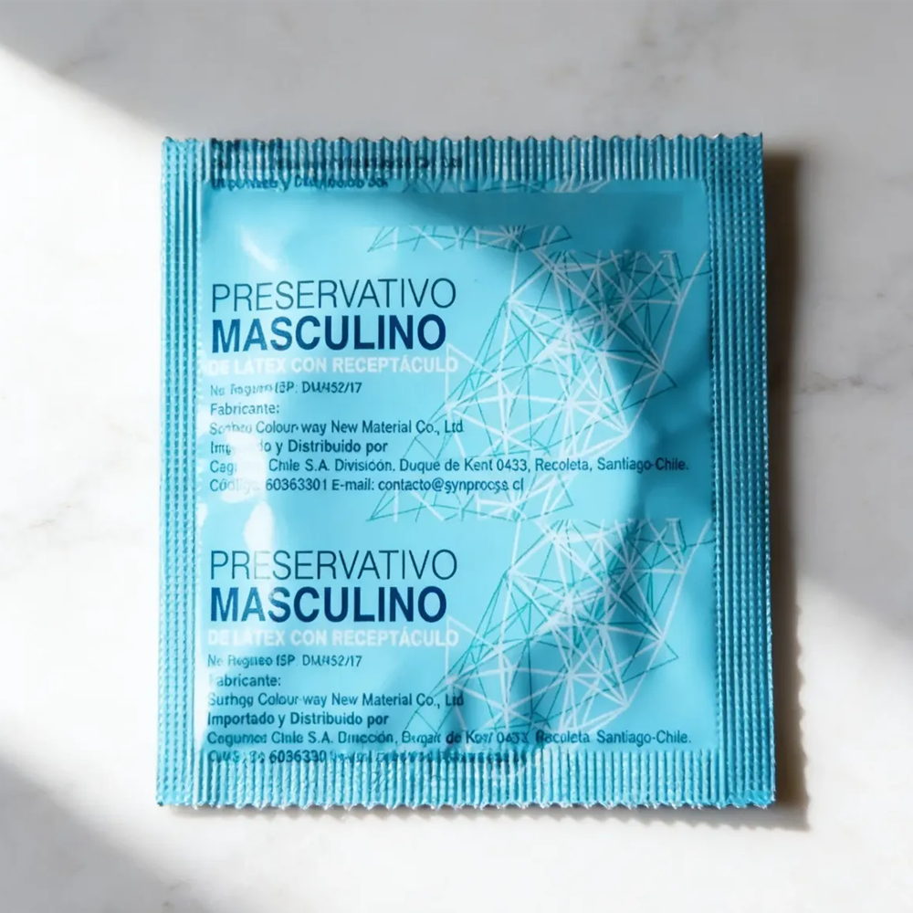 Caja De 144 Preservativos Masculino De Látex Con Receptáculo