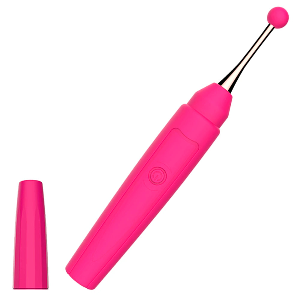 Vibrador Lapiz Usb Rosa Ergonomico Punto G