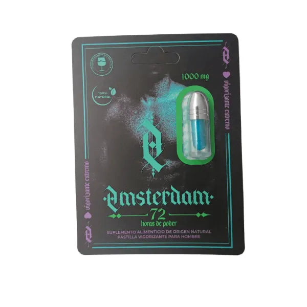 Pastilla Vigorizante Masculino Libido Amsterdam