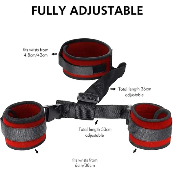 Kit De Bondage Arnés Sujeción Para Puerta Esposas Y Antifaz