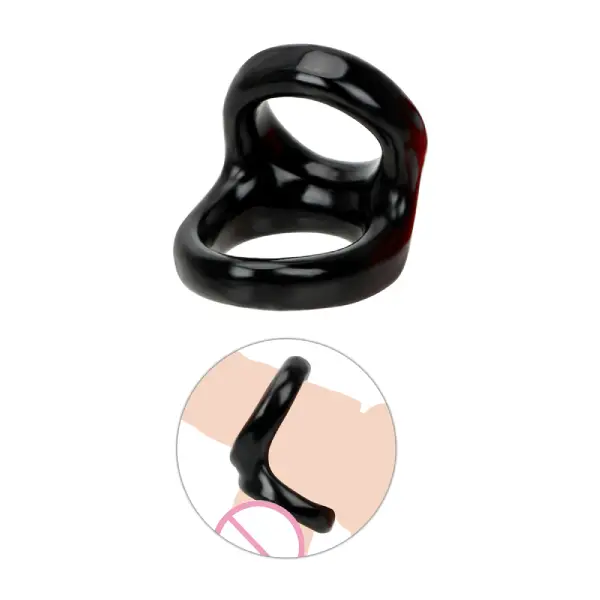 Anillo Doble Para Pene Y Testículos Retenedor