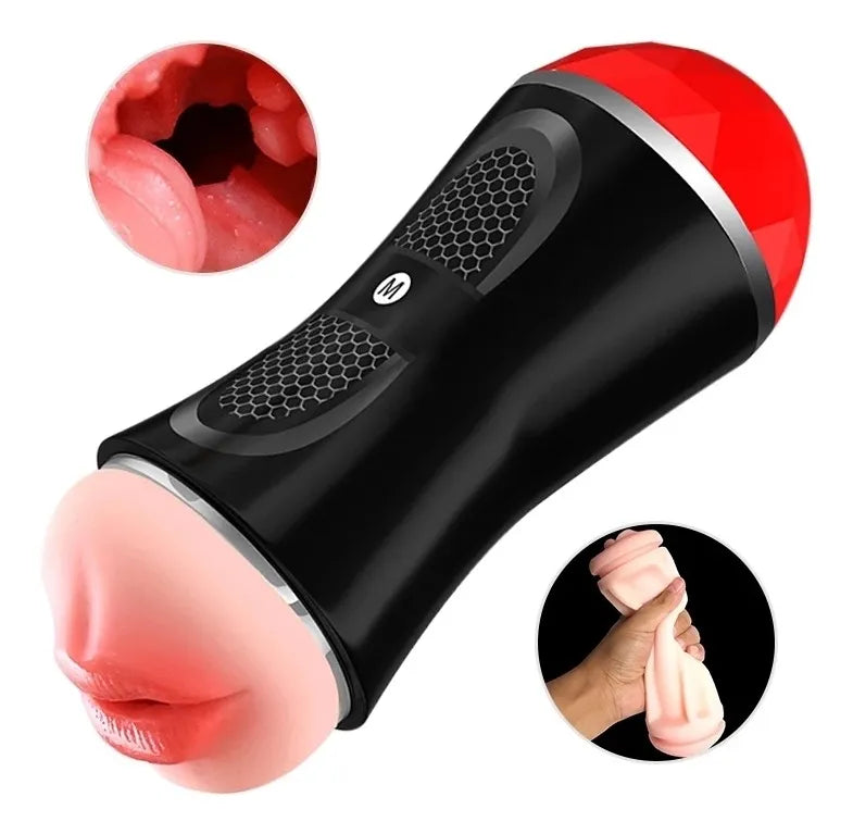 Masturbador Masculino Doble Eléctrico Automático