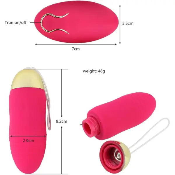 Huevo Vibrador Inalámbrico Con Control Remoto