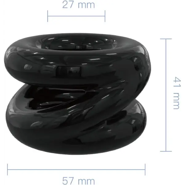 Anillo Doble Para Pene Tipo Funda Estimulador