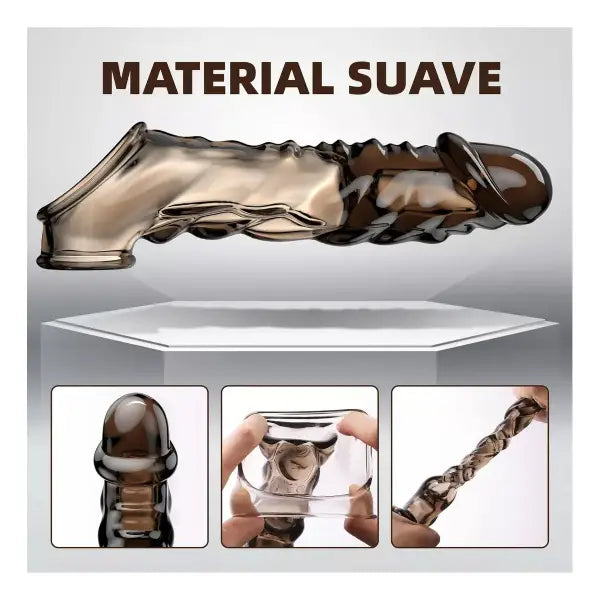 Funda Extensora Vibradora Para Pene Extensión