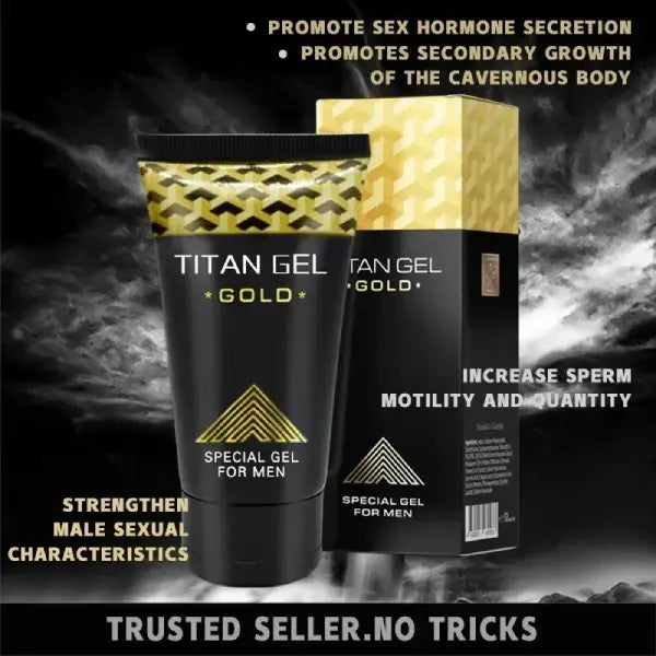 Gel Titan Gold para hombre 50 ml