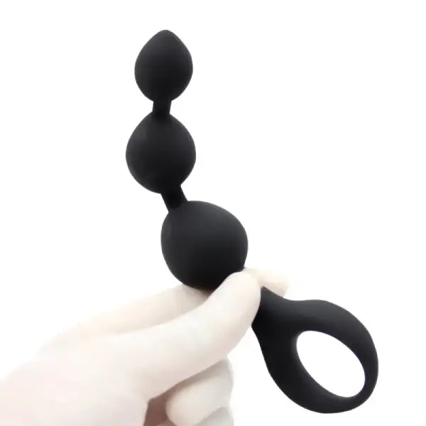 Plug Anal De Bolas Perlas Silicona Flexible