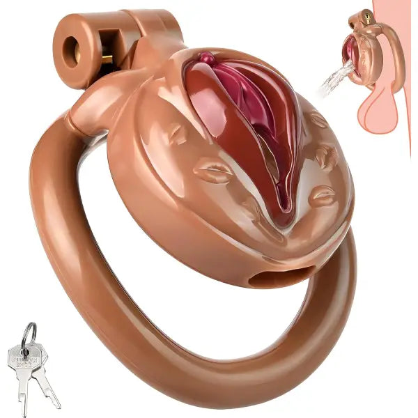 Cinturón Jaula De Castidad Diseño Vagina