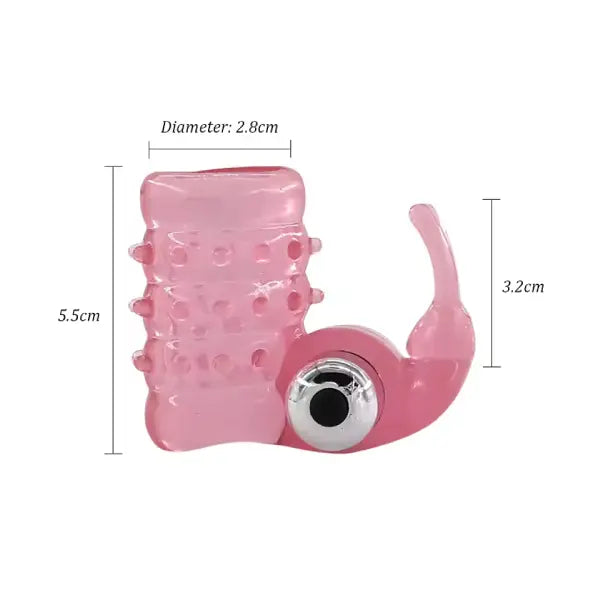 Anillo Vibrador Con Funda Estimuladora Texturizada