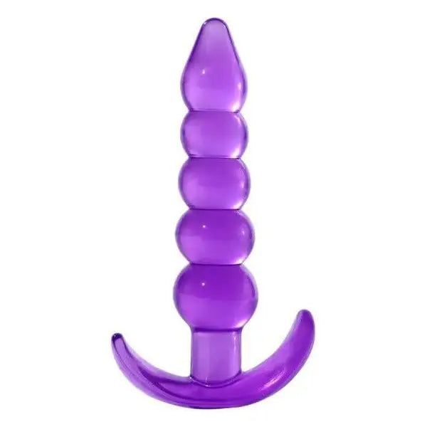 Plug Tapon Anal De Gel Con Bolas Perlas