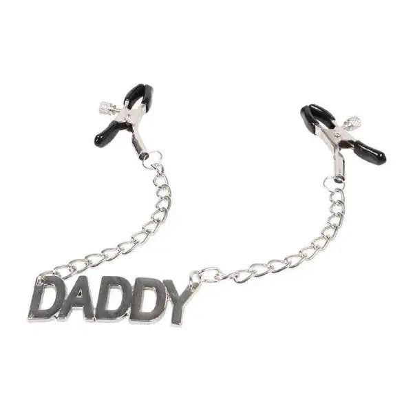 Pinzas Para Pezones Ajustables Con Cadena Y Letras