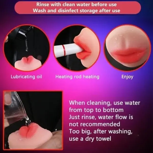 Masturbador Masculino Doble Eléctrico Automático