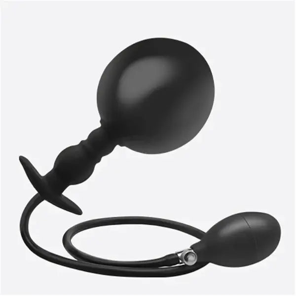 Plug Anal Inflable De Silicona Bomba Manual Expansor