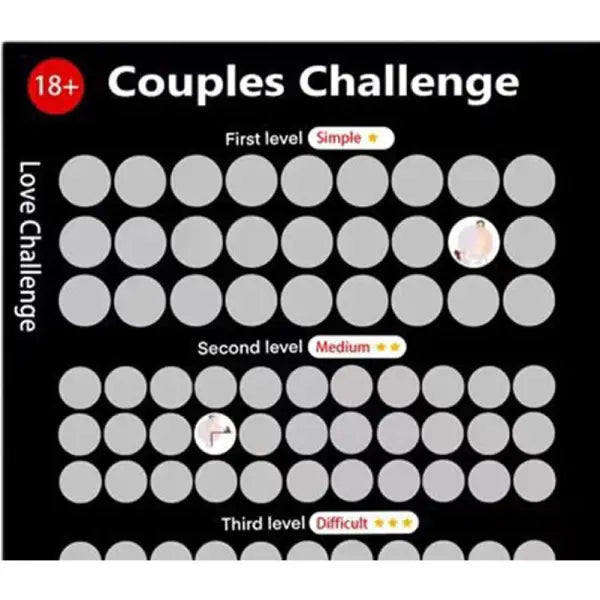 Poster Raspadito De Retos Para Parejas Juego Adultos Regalo