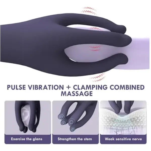 Masturbador Eléctrico Vibrador Glande De Pene