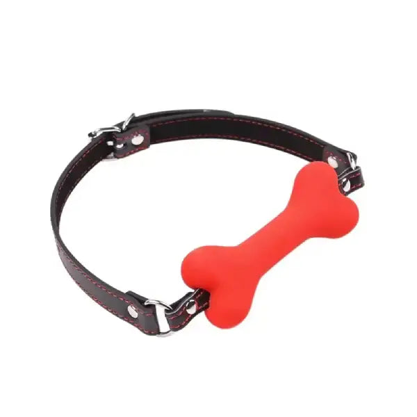 Mordaza De Silicona Huesos, Bondage, Perro