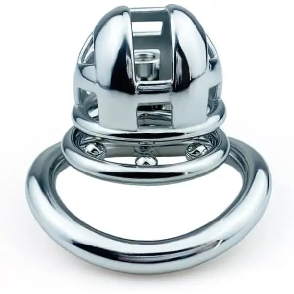 Jaula Castidad Para Hombre Acero Inoxidable Con Candad