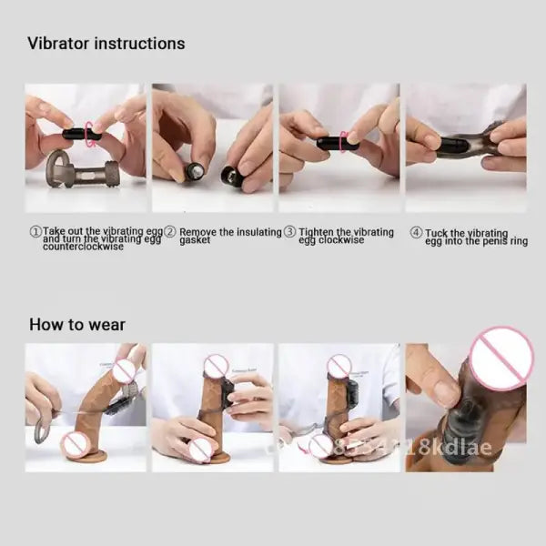 Anillo Vibrador Doble Para Pene Y Testículos Usb