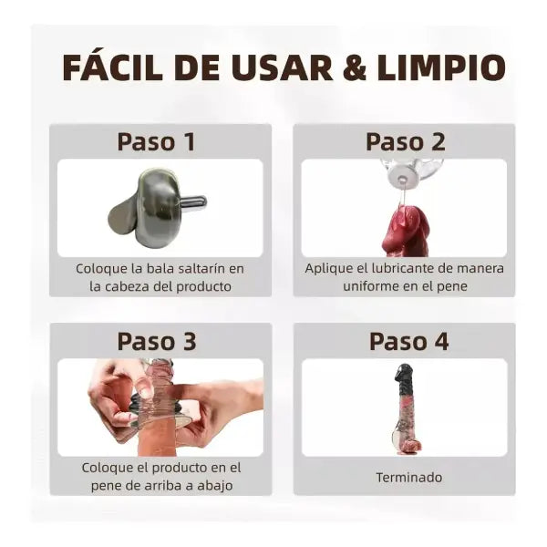 Funda Extensora Vibradora Para Pene Extensión