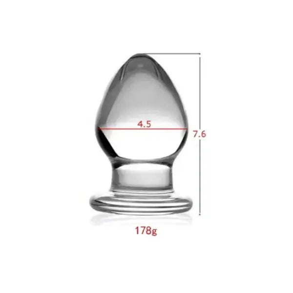 Plug Anal De Vidrio Templado Cristal Dilatador
