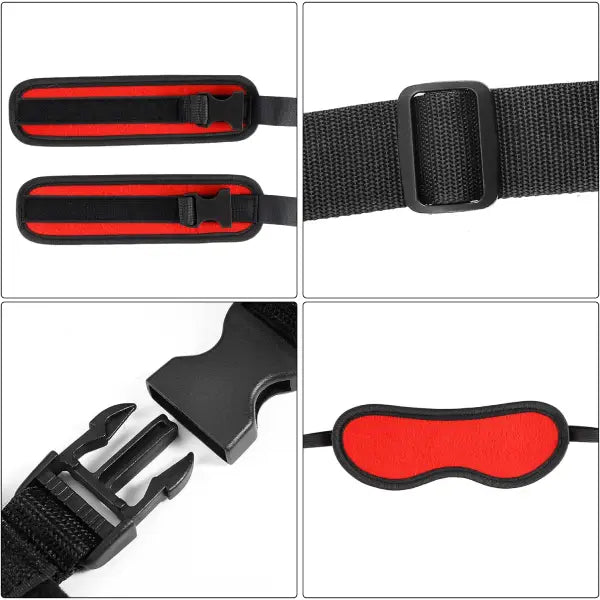 Kit De Bondage Arnés Sujeción Para Puerta Esposas Y Antifaz