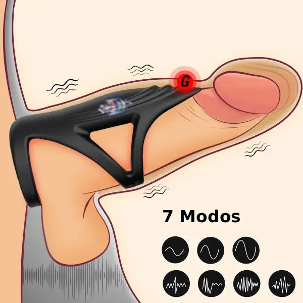 Funda Vibrador Doble Pene Recargable Con Control Por App