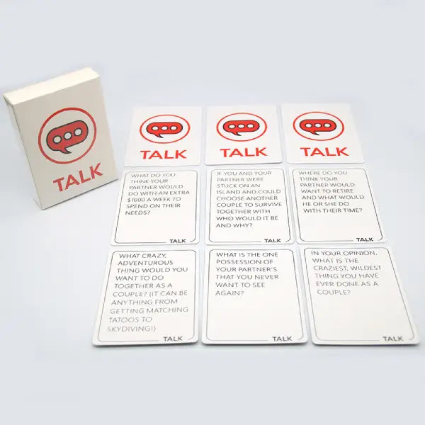 Juego De Cartas Talk Flirt Dare 3 En 1 Para Parejas Y Fiesta