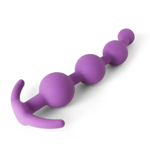 Plug Anal De Bolas Perlas Silicona Flexible