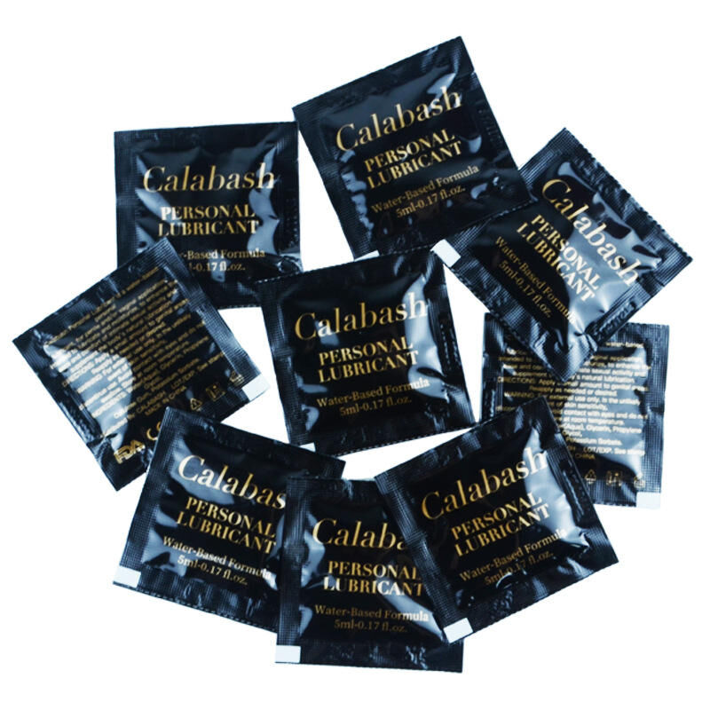 10 Lubricantes Personal Base Agua Sachet 5ml