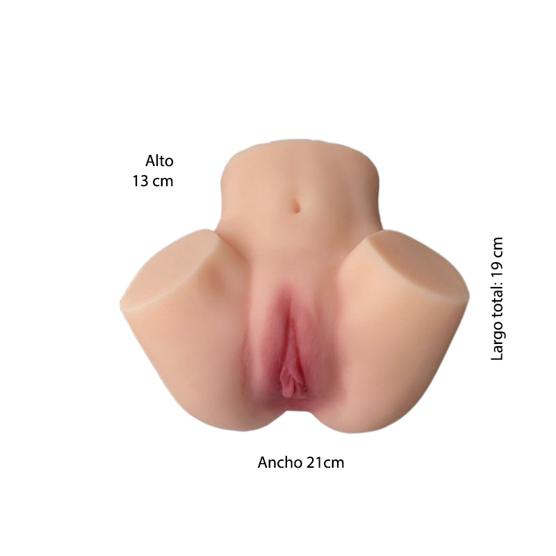 Masturbador Masculino Tipo Doll Texturizado Suave Mod 1