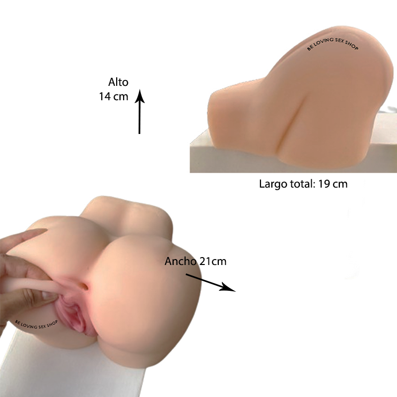 Masturbador Masculino Tipo Doll Texturizado Suave Mod 3