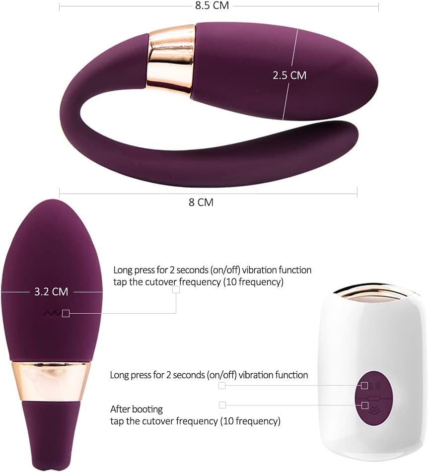 Vibrador Pareja Tipo Satisfyer Lila