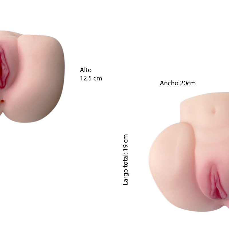 Masturbador Masculino Tipo Doll Texturizado Suave Mod 6
