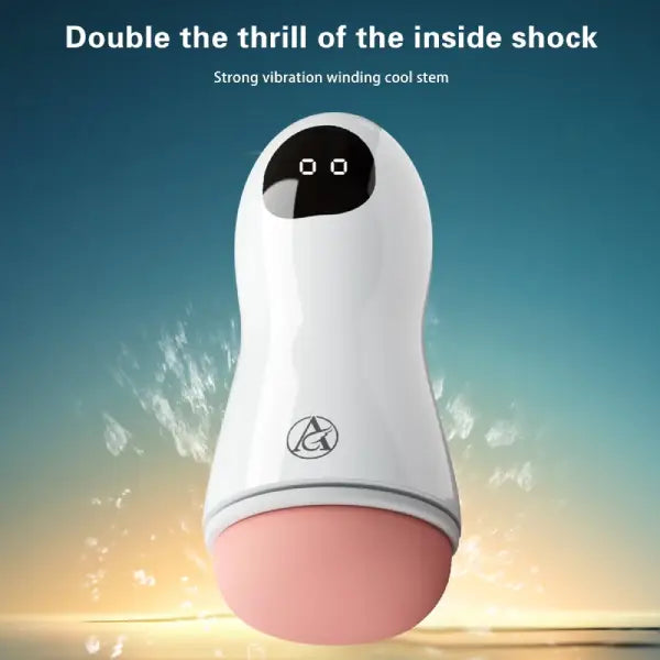 Masturbador Masculino Con Vibración Suave Vagina Realista