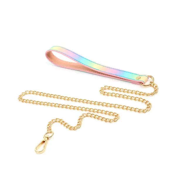 Correa De Sujecion Collar Con Cadena Bdsm