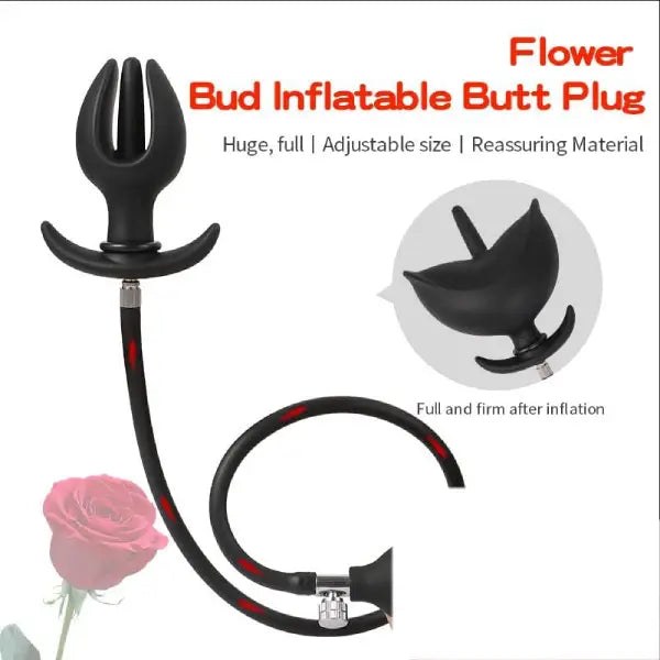 Plug Anal Inflable Expandible Silicona