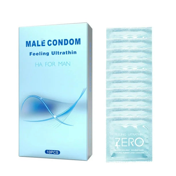 10 Condones Preservativos Ultradelgados Sensación Ultra Thin
