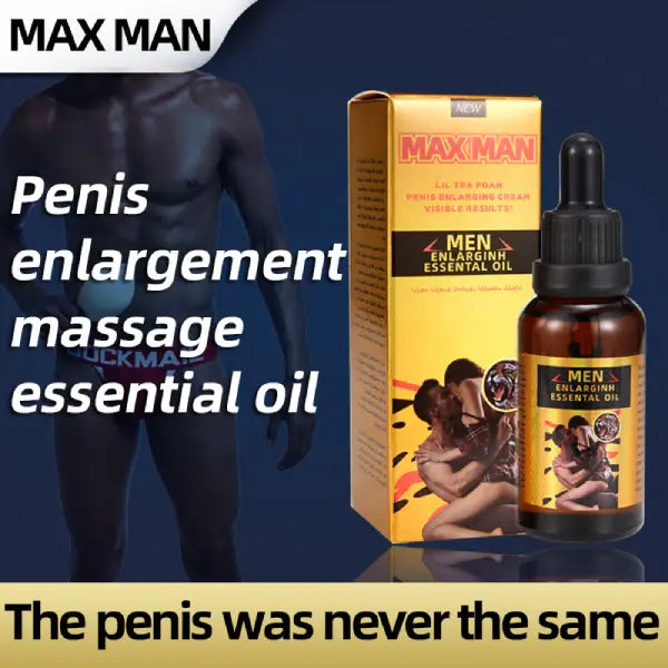 Aceite Max Man Esencial Agrandador Masculino Dureza Rígida