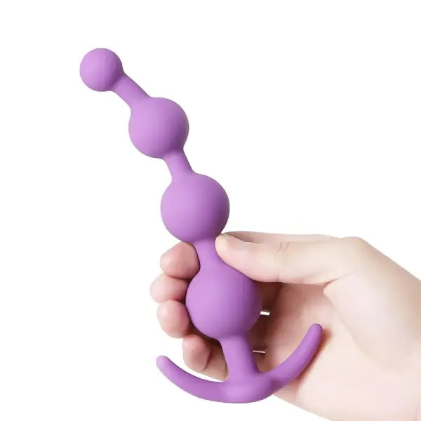 Plug Anal De Bolas Perlas Silicona Flexible